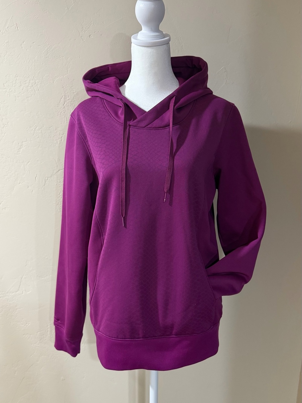 Under Armour ColdGear Storm Hoodie - Magenta/Purple Snakeskin Logo